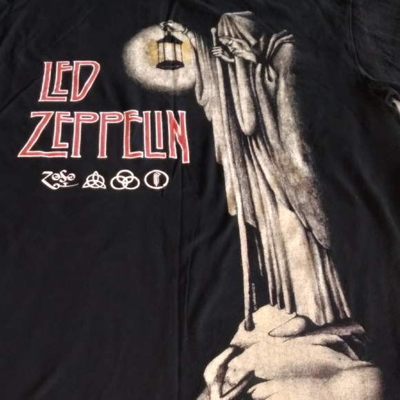 2014 Led Zeppelin Short Sleeve Band Shirt - Picture 3 of 4